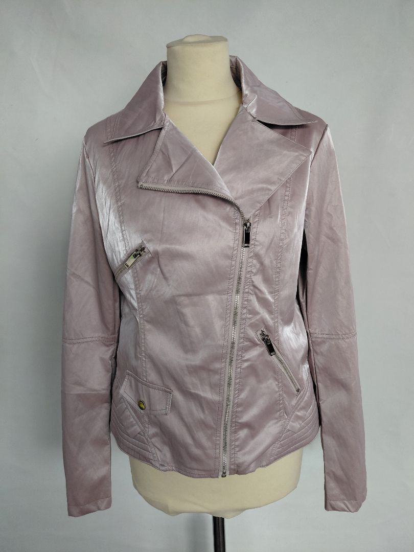 Leather "biker" jacket (faux leather) unused, XL, Colynn