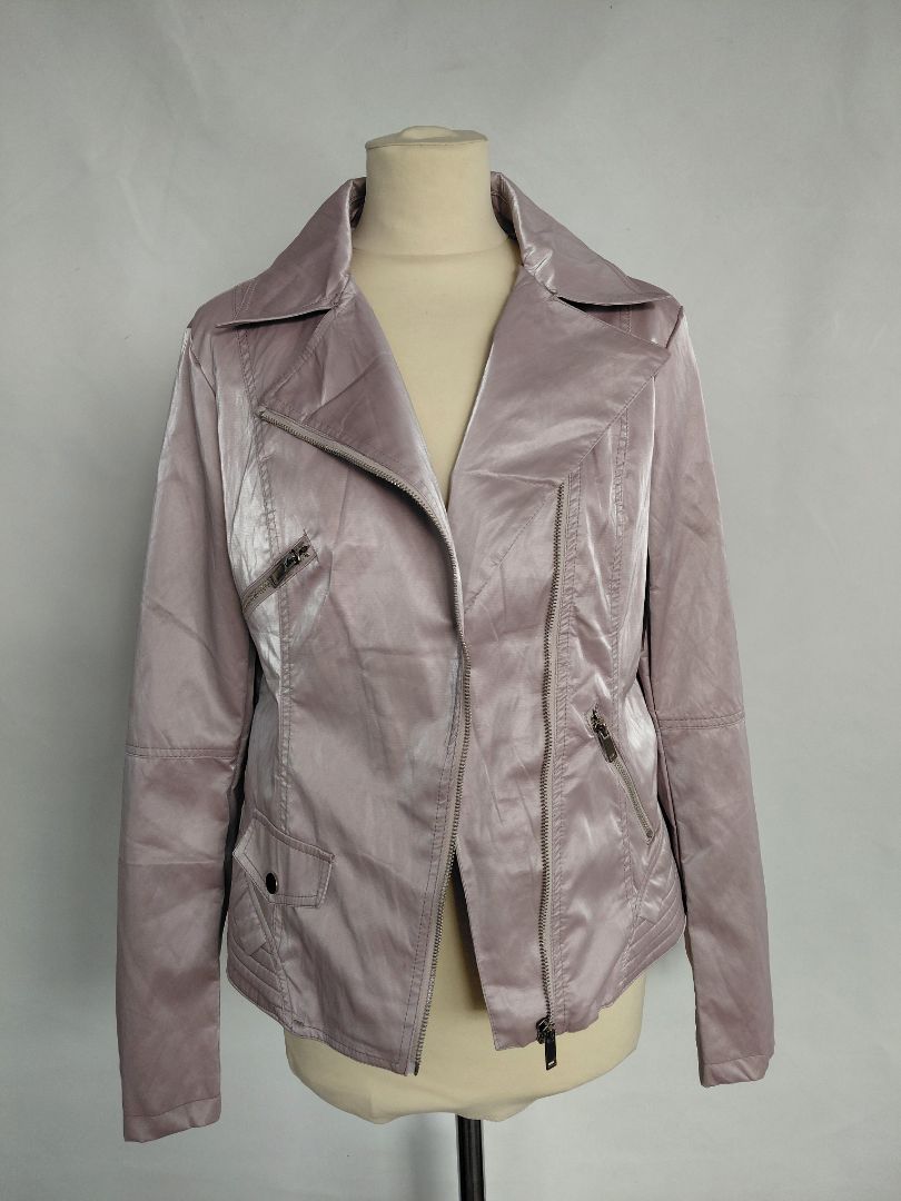 Leather "biker" jacket (faux leather) unused, XL, Colynn