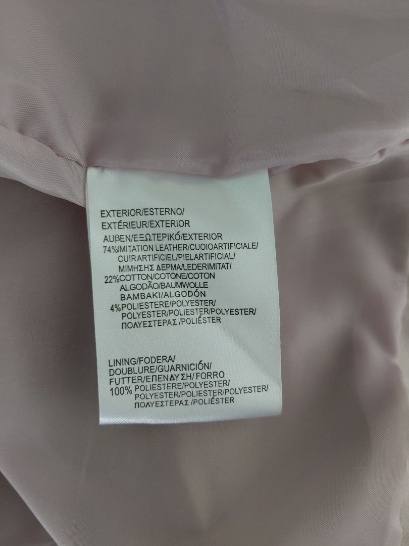 Leather "biker" jacket (faux leather) unused, XL, Colynn