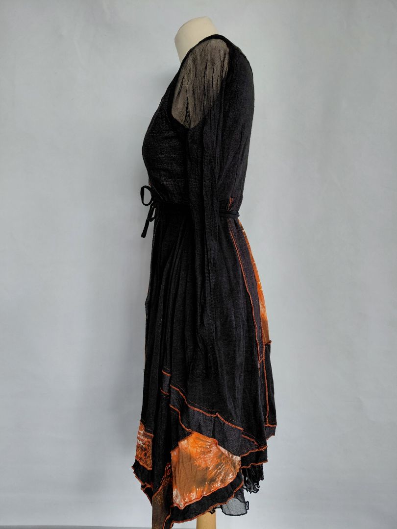 Long sleeve dress with petticoat, M, C Fait pour vous Paris