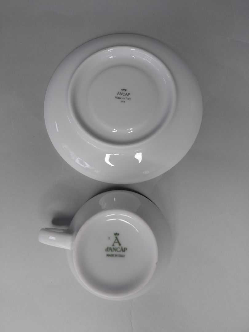 Kaffibolli með undirskál, d´Ancáp Made in Italy