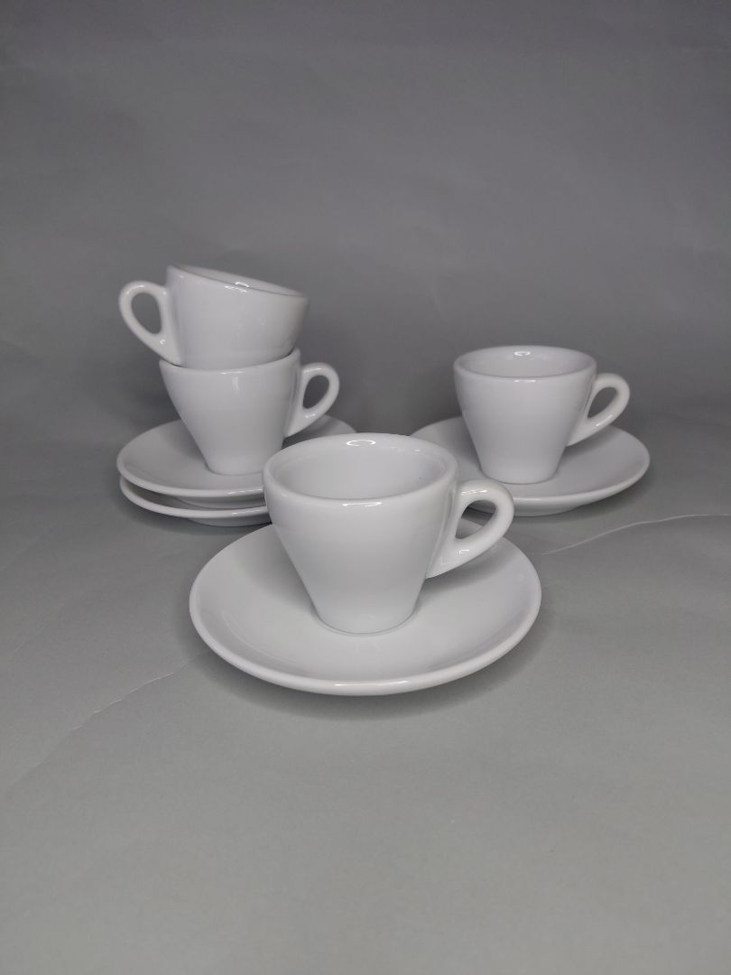 Espresso cup with saucer, d´Ancáp Made in Italy