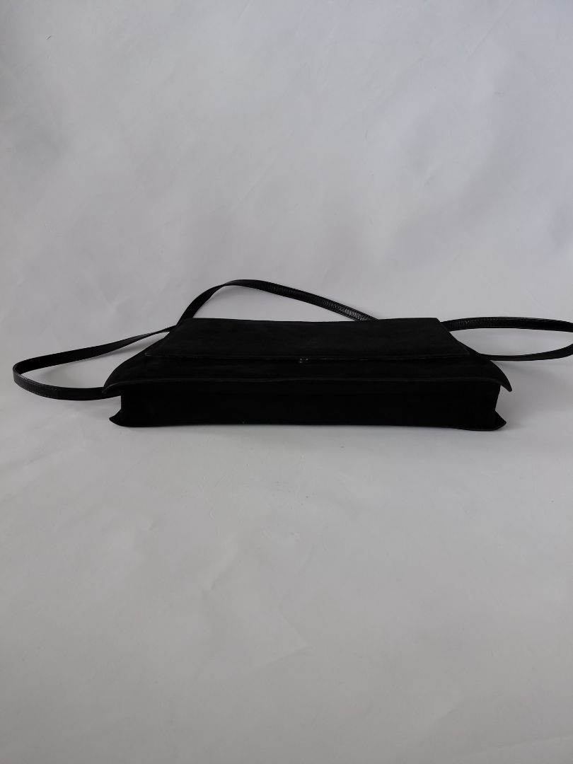 Vintage suede purse (ca.1995), St. Charles Jourdan