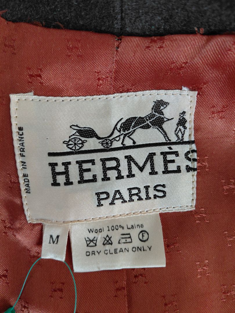 Vintage wool jacket (ca. 1980), M, Hermés Paris