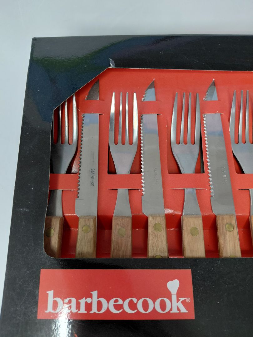 Steak cutlery for 6 people (unused), Barbecook