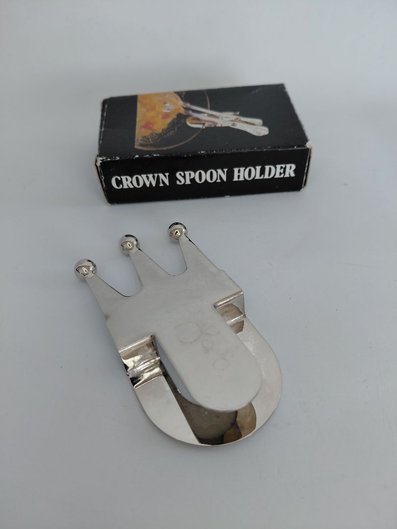 Spoon holder (silver plated)