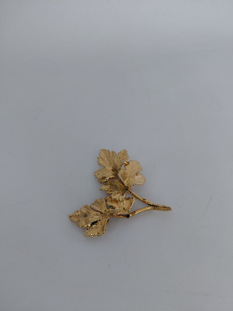 Earrings and 2 pins, Flora Danica of Copenhagen