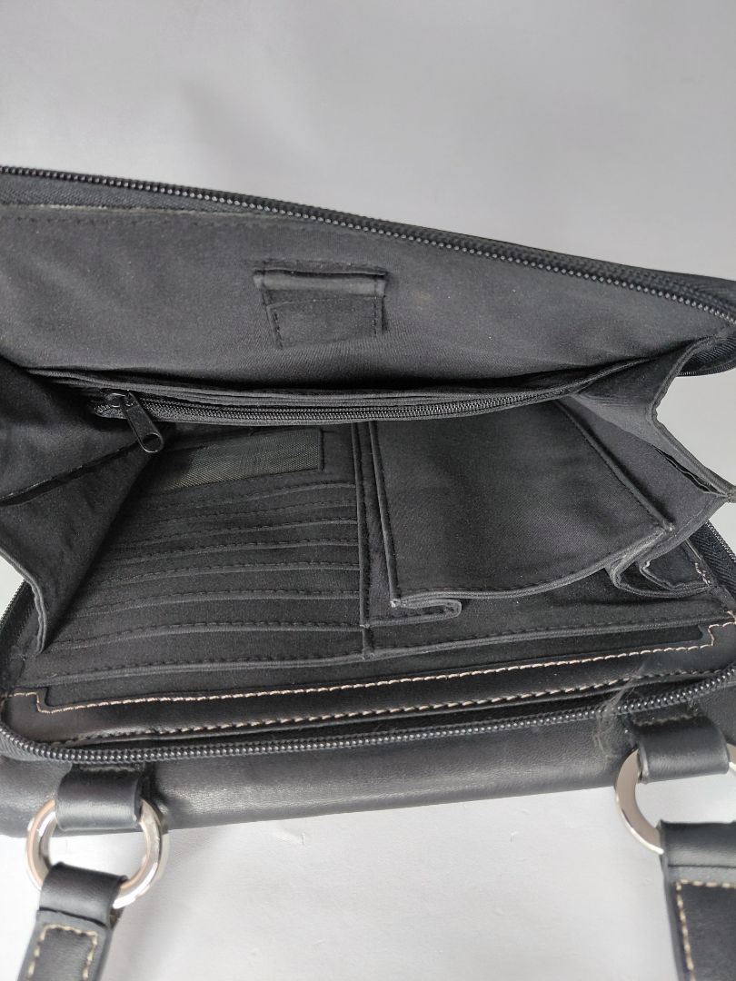 Leather bag, Clarks