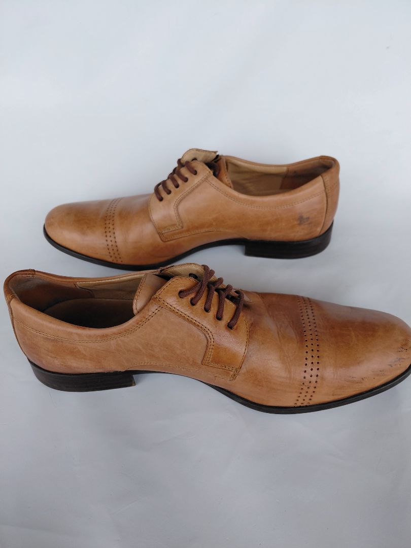 Brown leather shoes, EUR 42