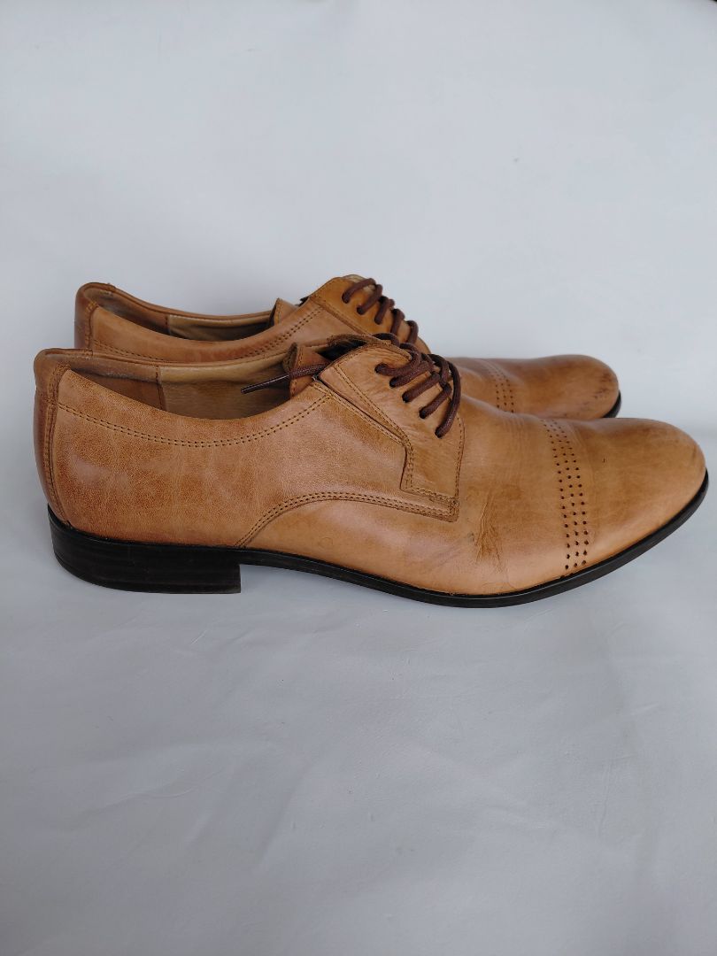Brown leather shoes, EUR 42