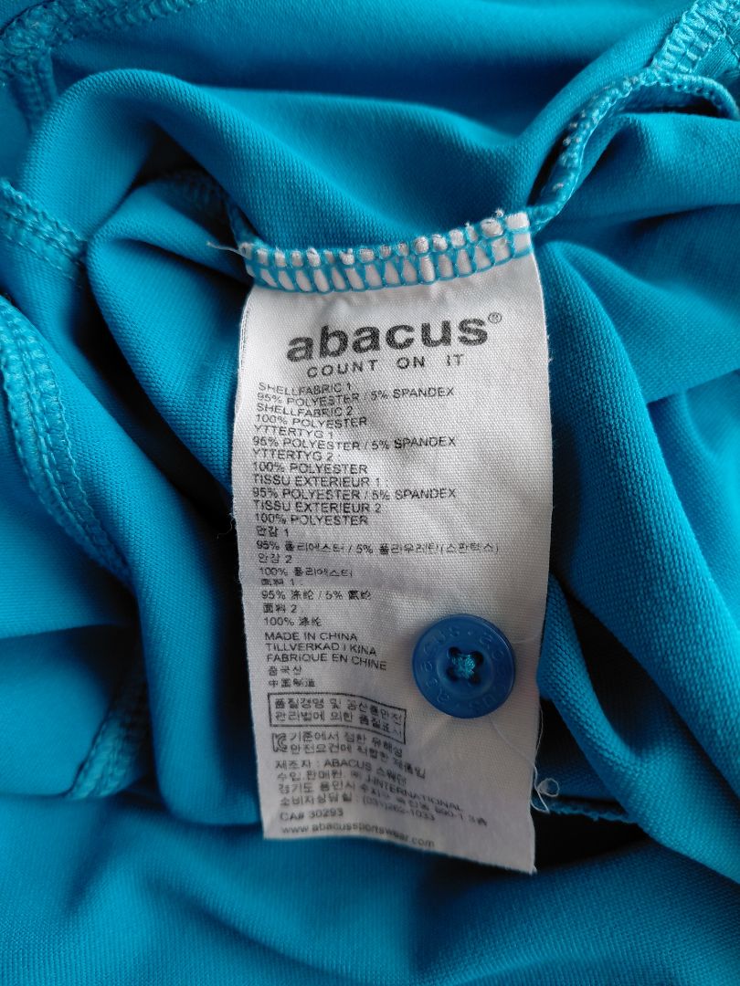 Golf polo shirt, M, abacus