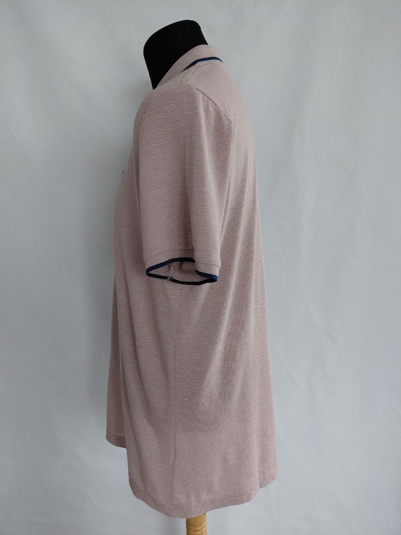 Pale pink golf polo shirt, XL