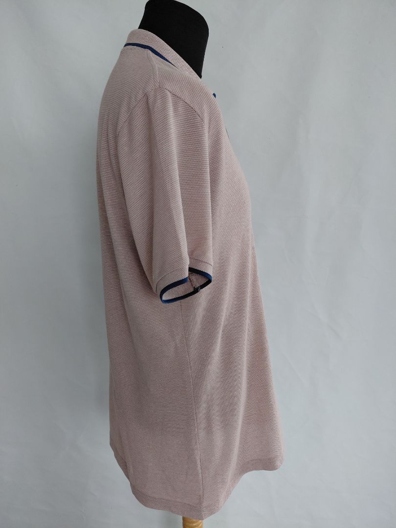 Pale pink golf polo shirt, XL