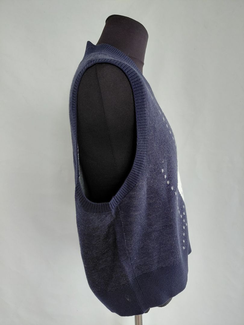 Knitted waistcoat, S, Croquis