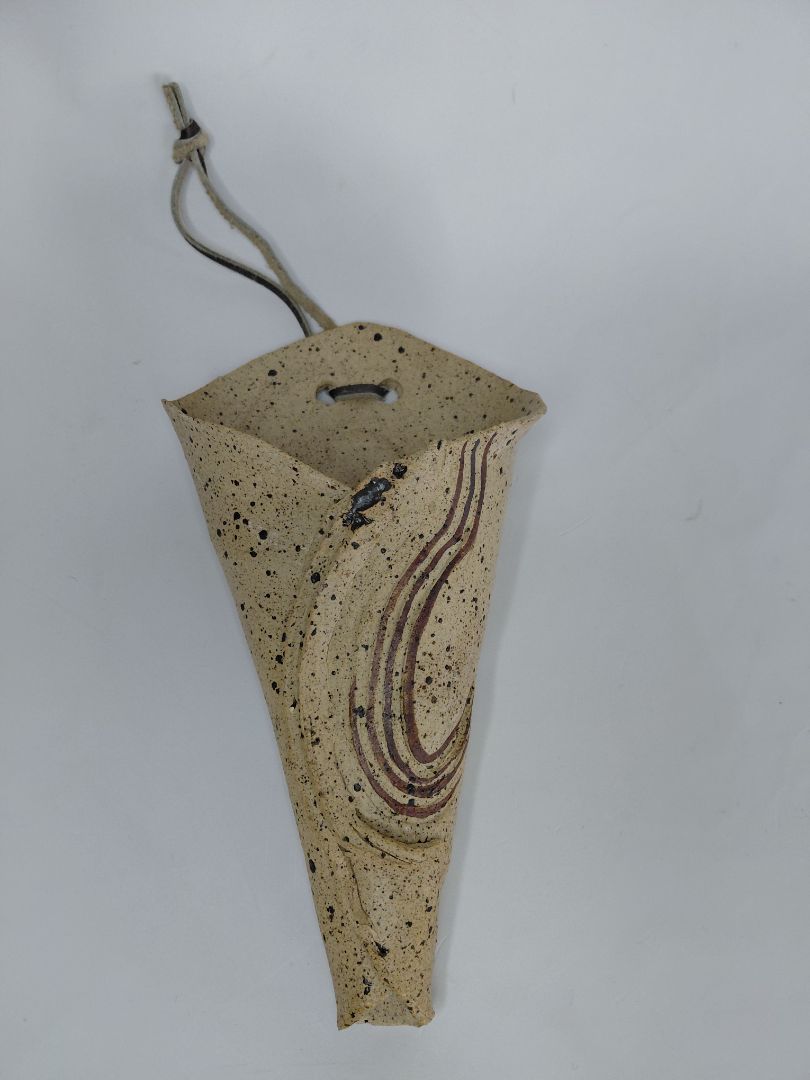 Wall clay vase