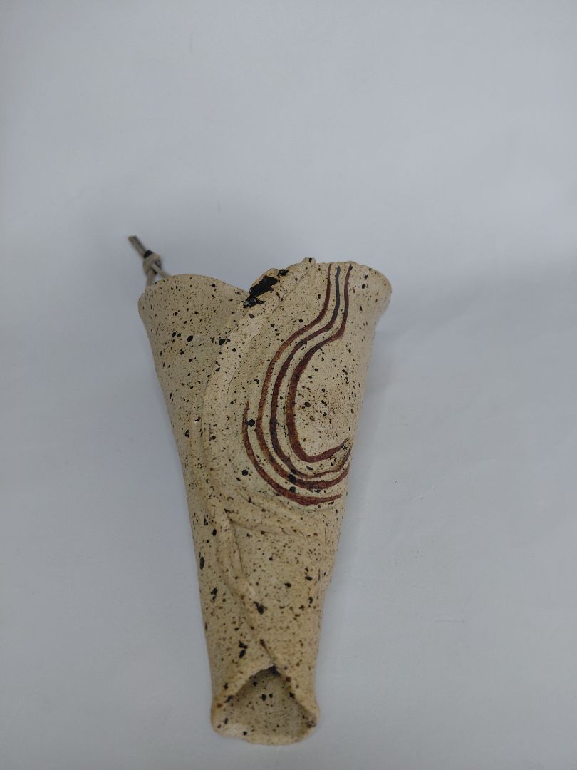 Wall clay vase