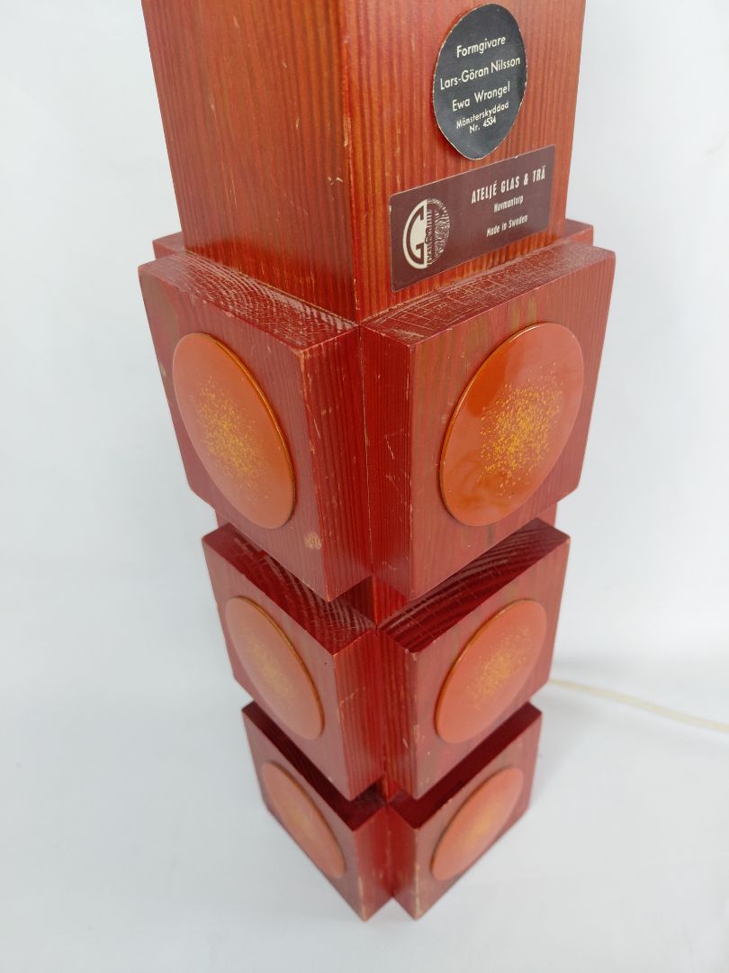Vintage table lamp pattern 4534 (1970s), Lars-Göran Nilsson, Ewa Wrangel
