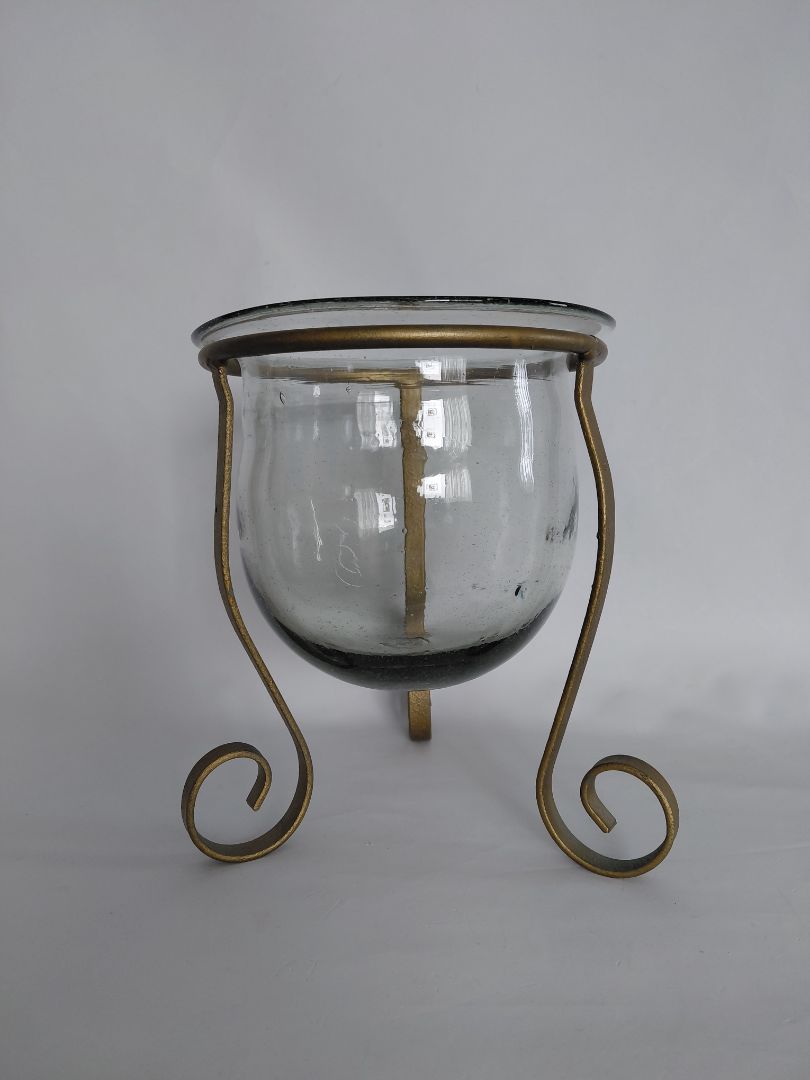 Vintage kopar kertastjaki (h23 cm)
