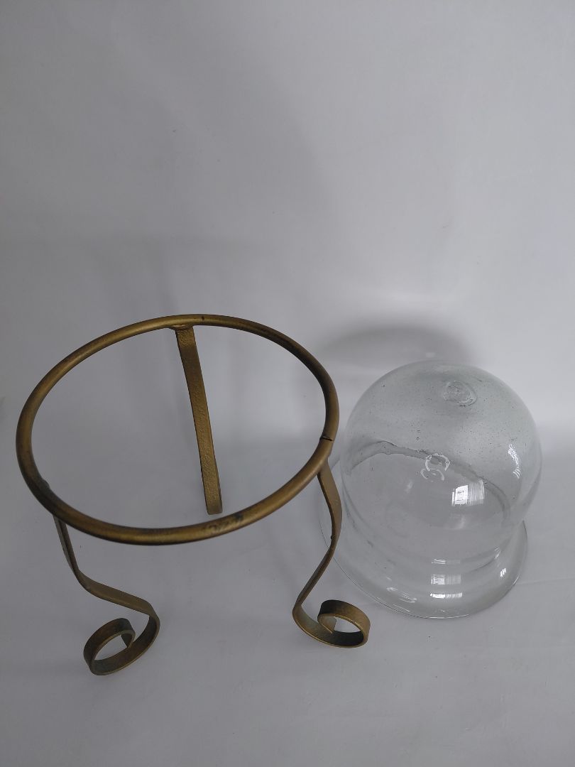 Vintage kopar kertastjaki (h23 cm)