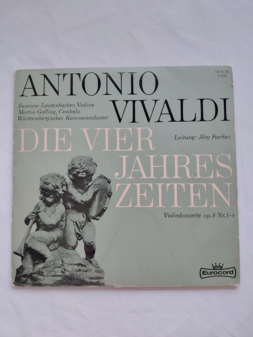 Die Four Jahres Zeiten Violin Konzerte Op. 8 No. 1-4, Antonio Vivaldi