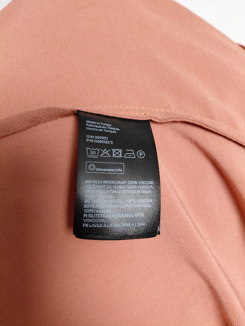 Satín kjóll, EUR 36, H&M