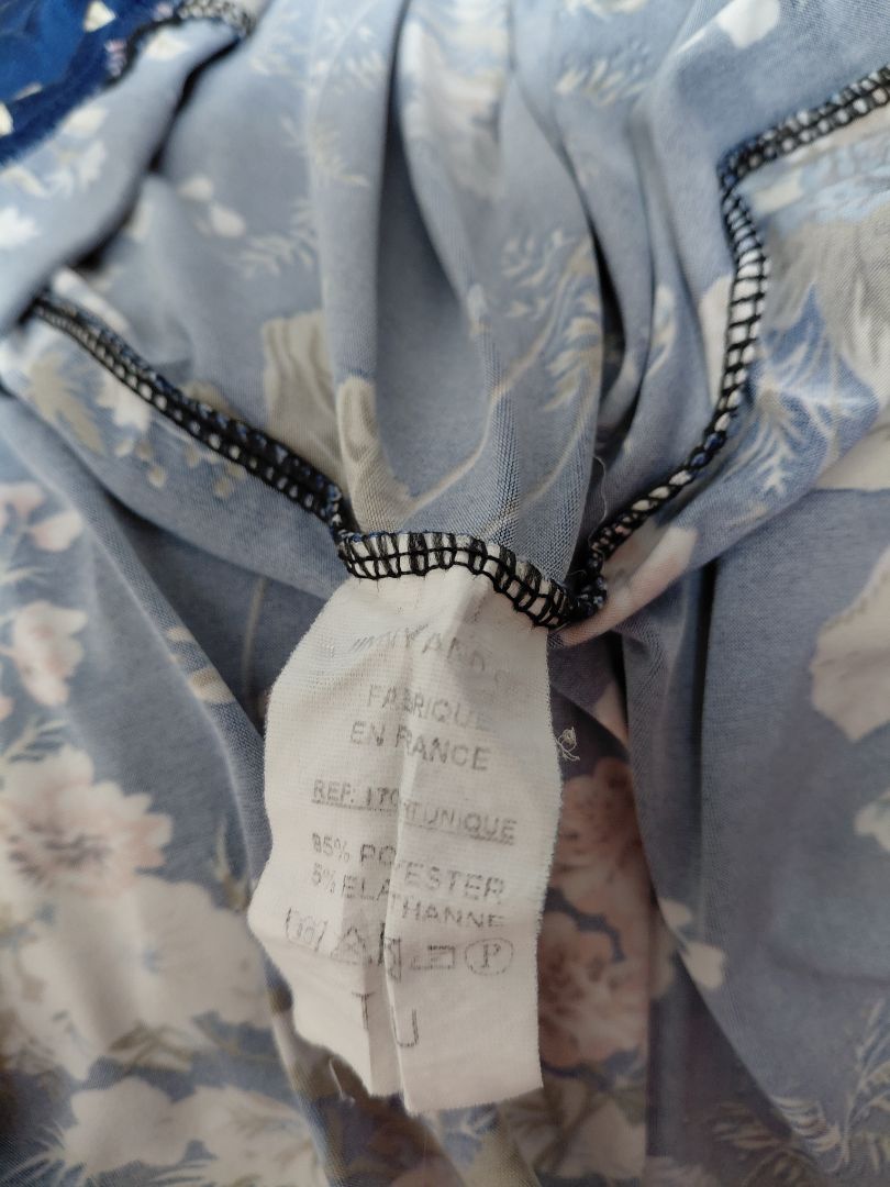 Síðerma blússa, M/L