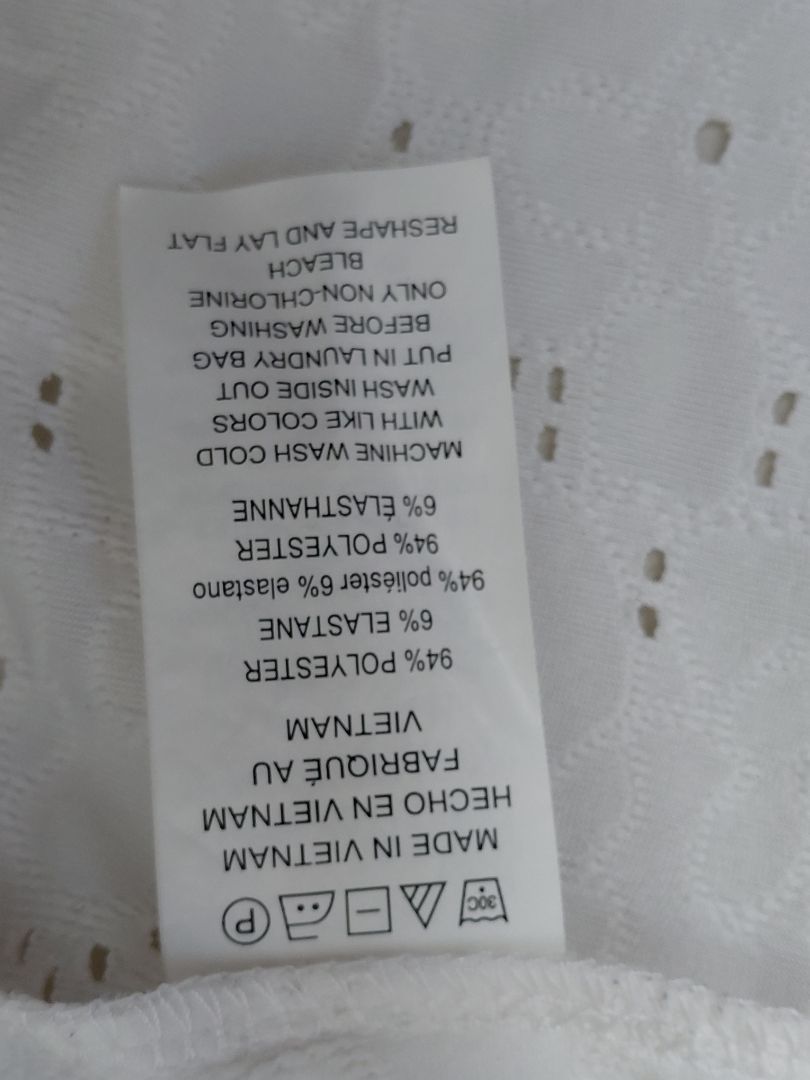 Stutterma bolur (flutter sleeve eyelet top), XL, Michael Kors