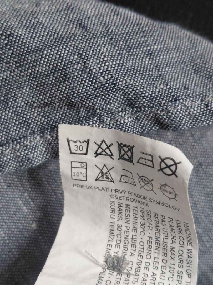 Hör skyrta Slim fit, L, Mango