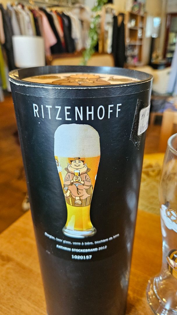 Ritzenhoff bjórglas með mynd af munk