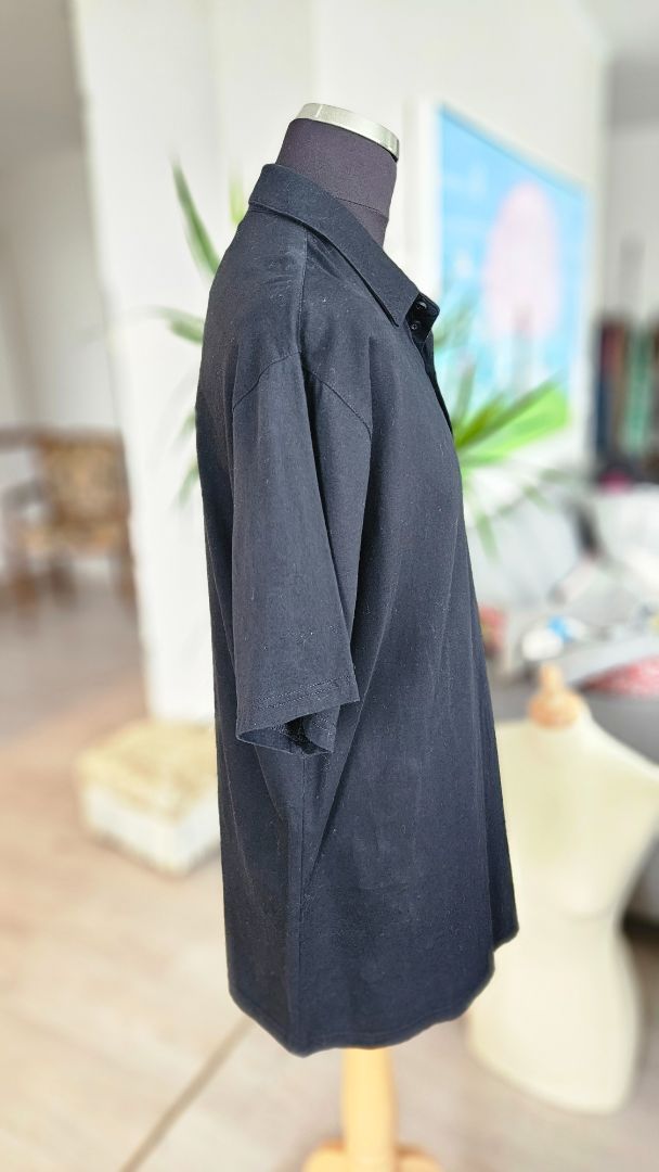 Black golf polo shirt, XL