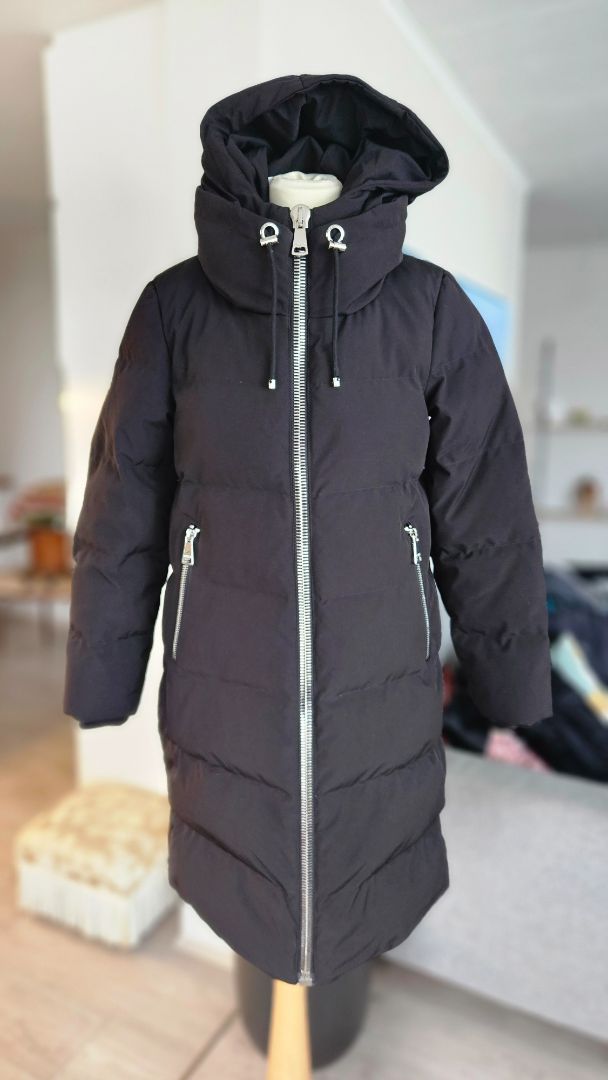 Síð dúnúlpa, S, DKNY