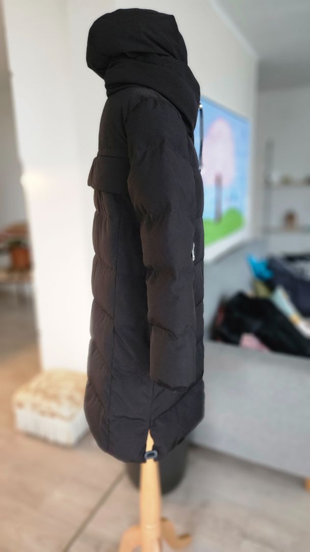 Síð dúnúlpa, S, DKNY