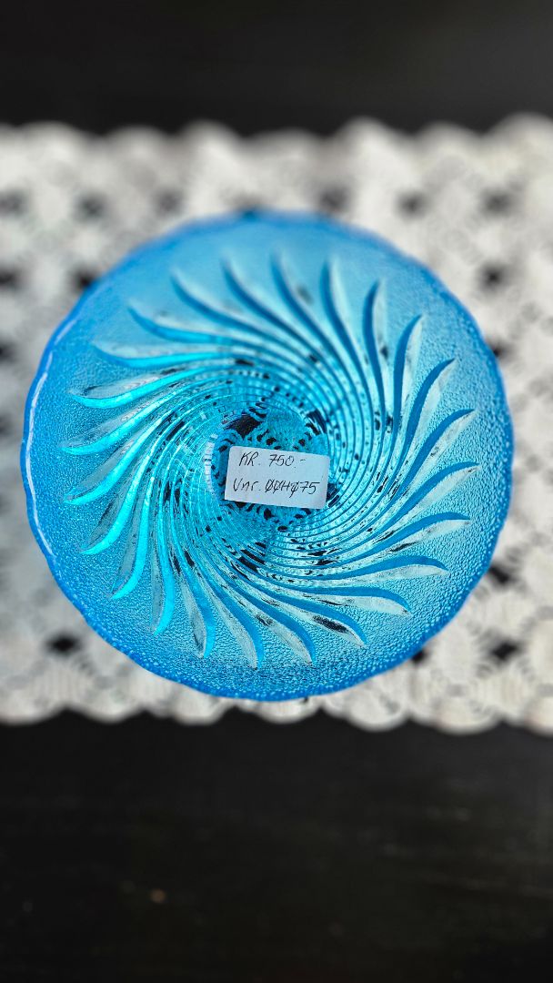 Blue old fashioned bowl