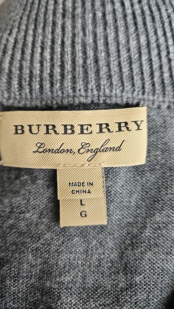 Merino wool sweater, L, Burberry