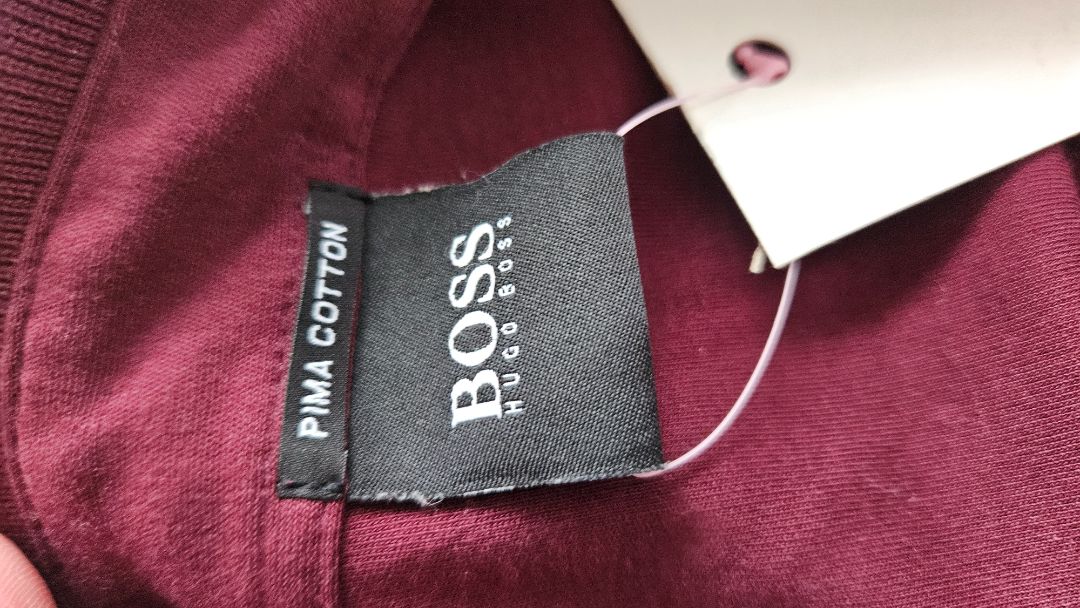 Long sleeve Pima Cotton polo shirt, XL, Boss