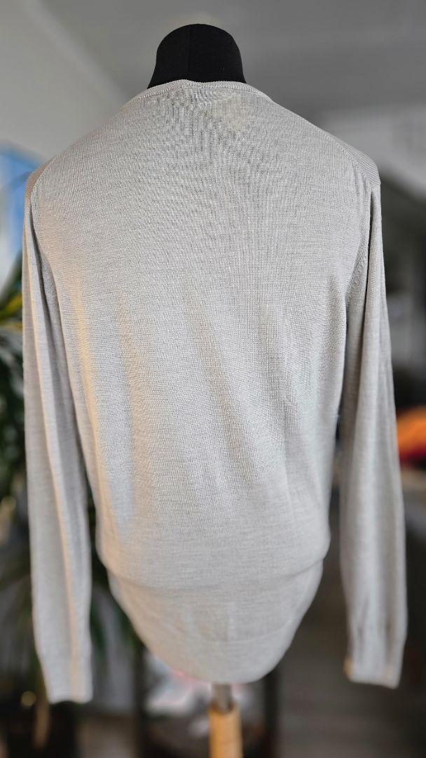 Ullar & silki peysa, XL
