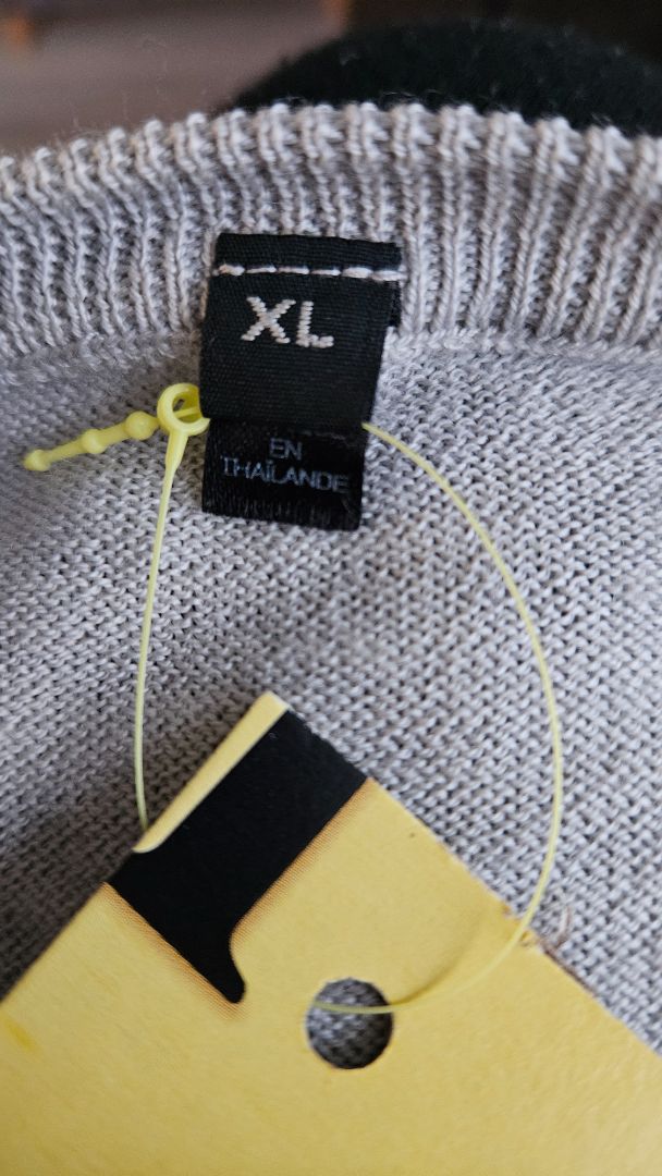 Ullar & silki peysa, XL