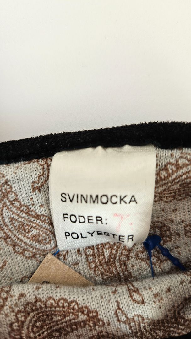 Suede gloves, M