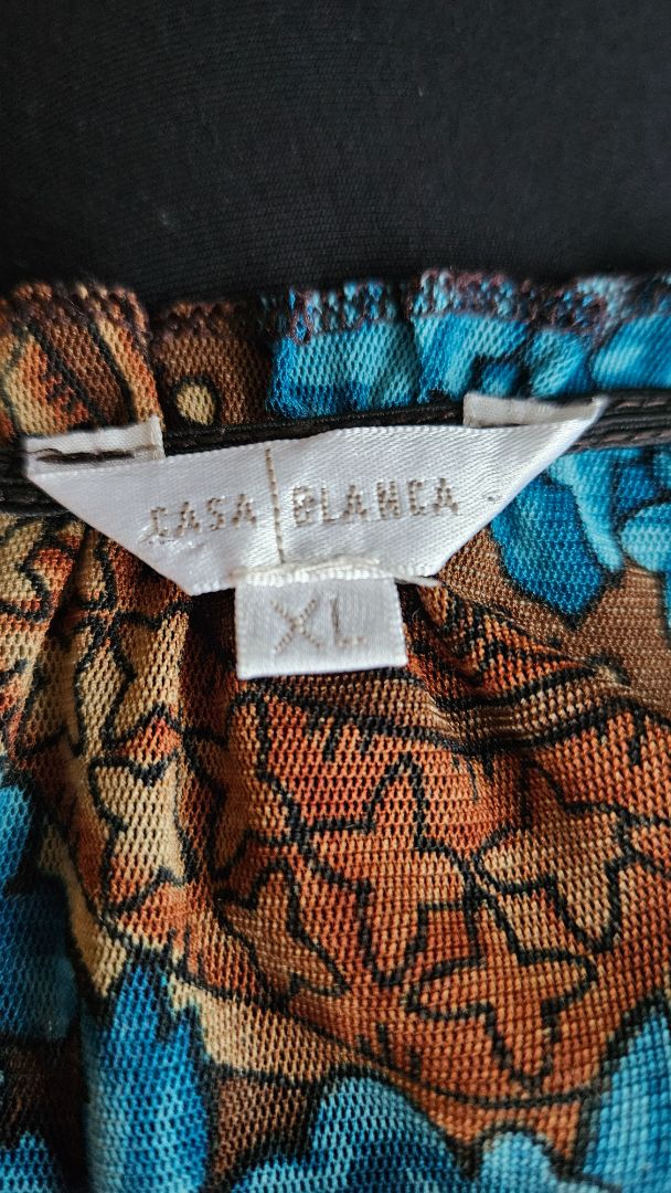 Gegnsæ blússa, XL, Casablanca