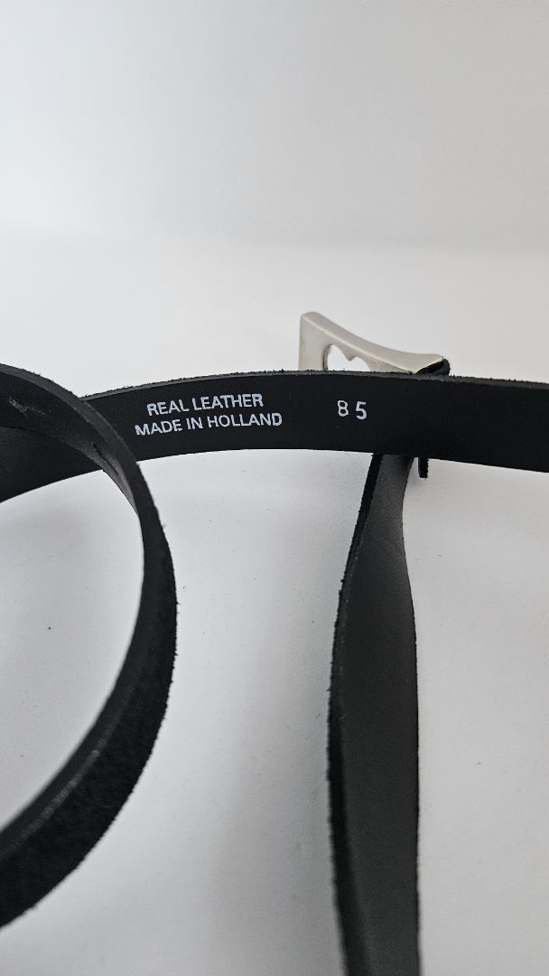 Leður belti. 85 cm