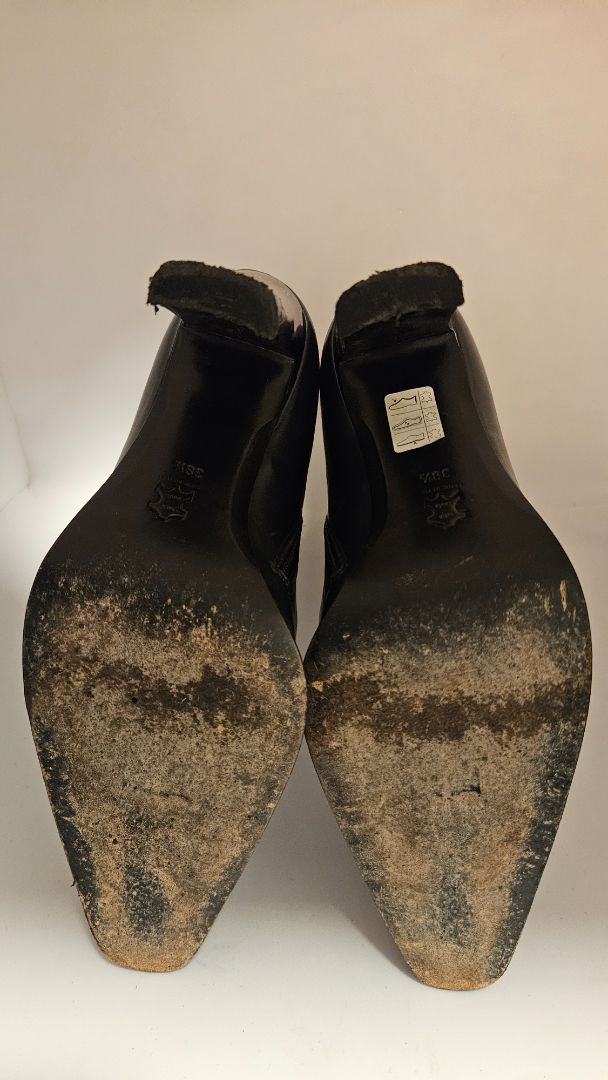 Ankle-high leather boots, EUR 38 1/2, Helen Marlen