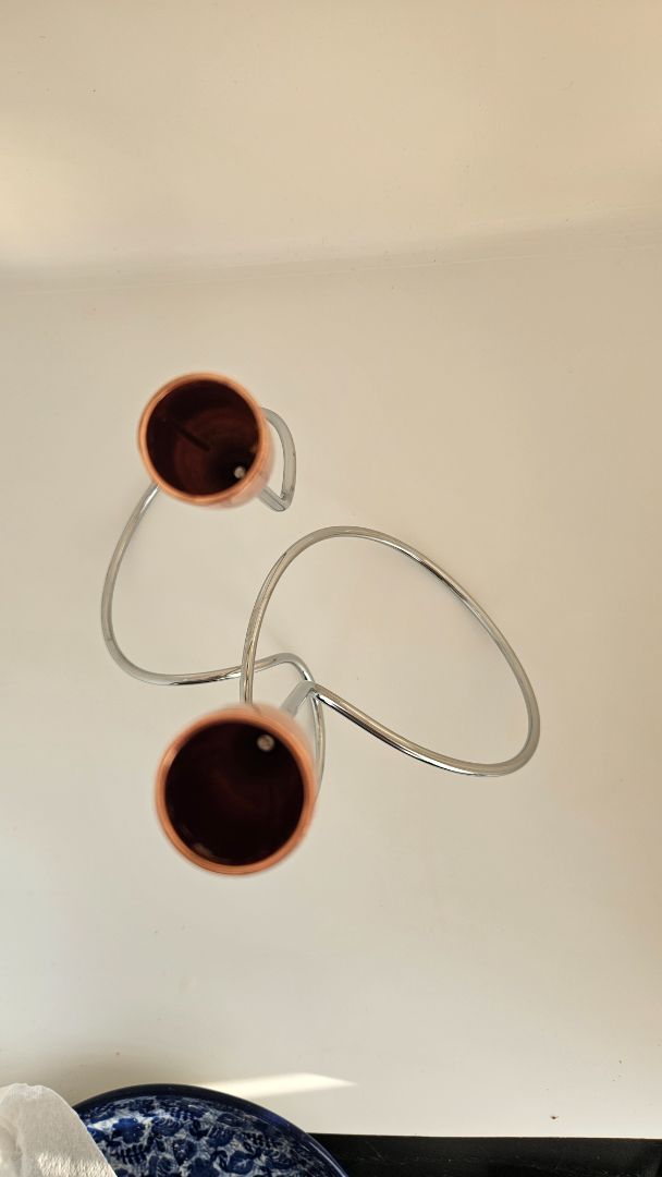 Loop Maison candle holder (26.5 cm), Black + Blum