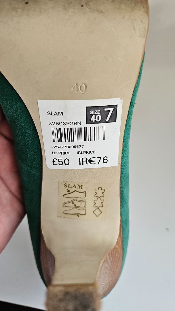 Rússkins hælaskór, EUR 40, TOPSHOP