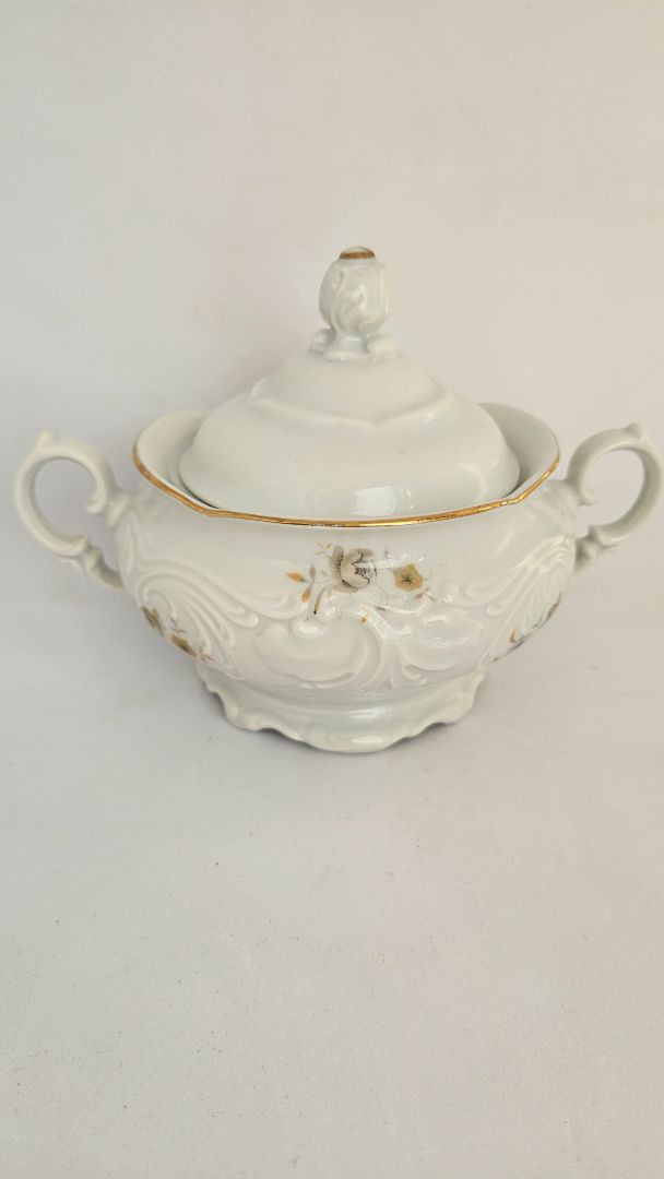 Vintage milk and sugar jug, Wawel Poland