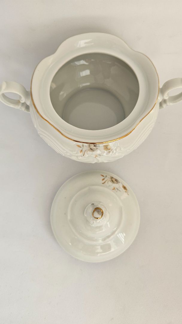Vintage milk and sugar jug, Wawel Poland