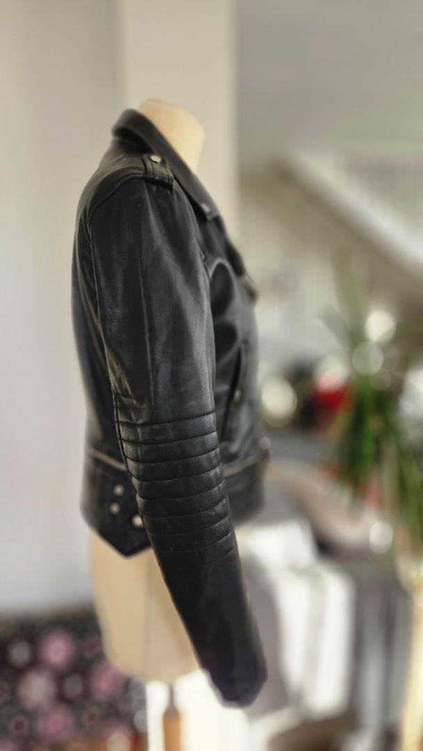Faux leather jacket, M, Zara
