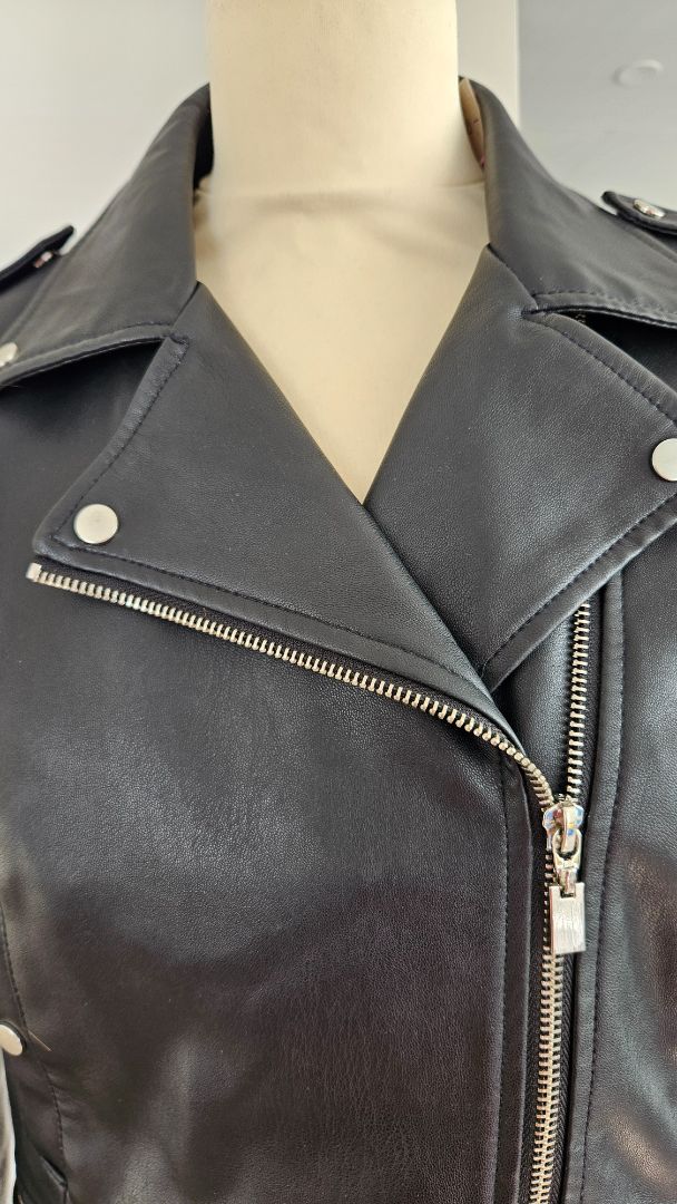 Faux leather jacket, M, Zara