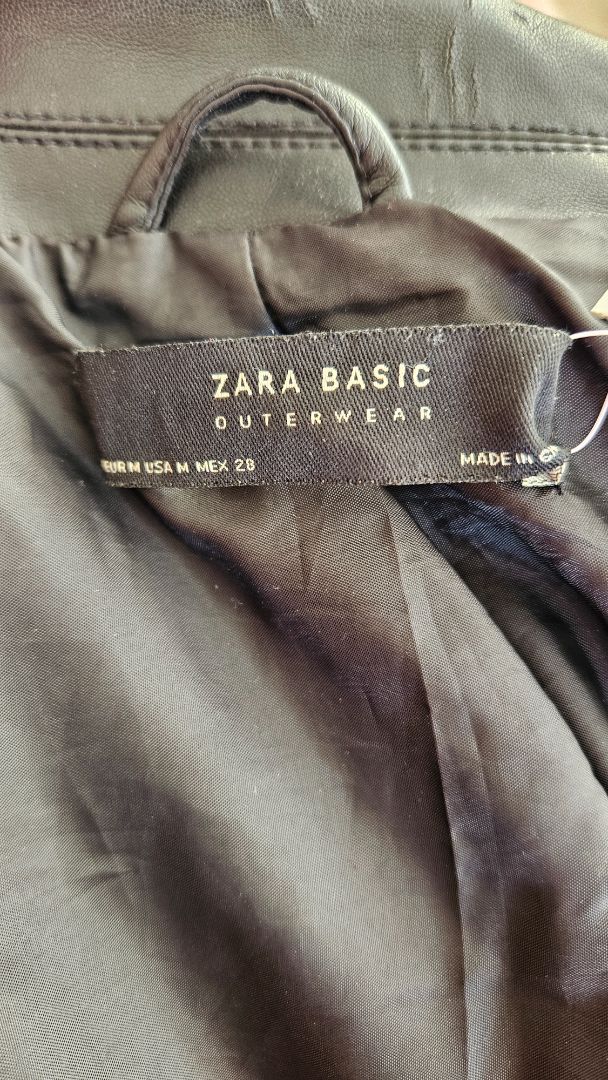 Faux leather jacket, M, Zara