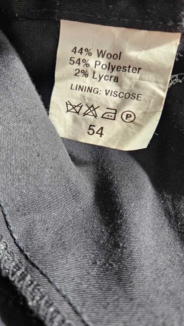 Skinny wool trousers (suit pants), 54, Unic