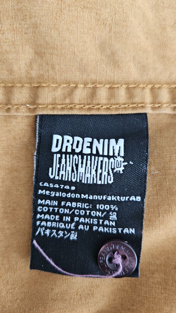 Appelsínugul skyrta, S, Dr. Denim Jeans